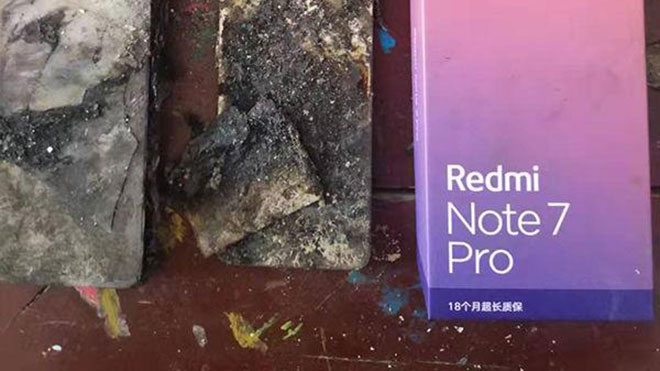 Alev alarak yanan ikinci Redmi Note 7 vakası!