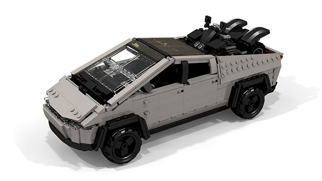 Tesla Cybertruck için hazırlanan inanılmaz detaylı LEGO versiyon [Galeri]