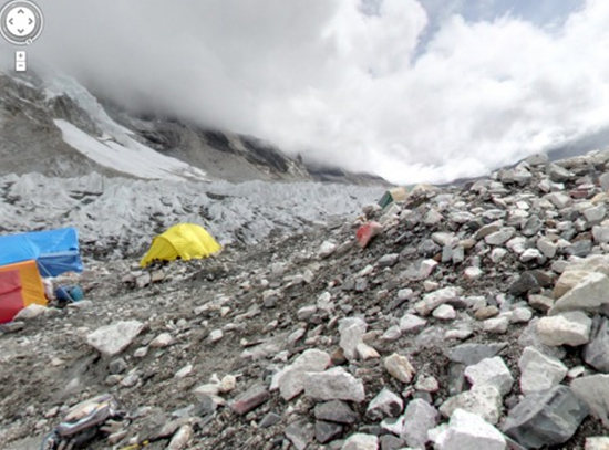 Everest Dağı Google Maps’te