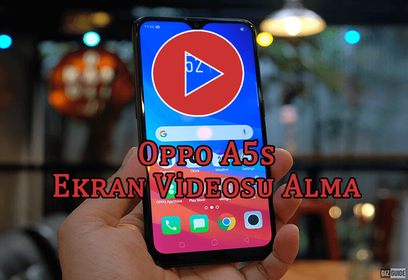 Oppo A5s Ekran Videosu Alma