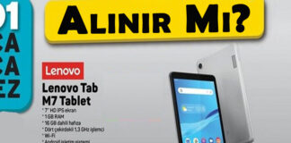 A101 Lenovo Tablet M7 Alınır Mı? OppoTr.Com