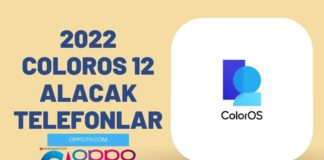 Ocak 2022 ColorOS 12 Alacak Cihazlar