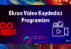 Ekran Video Kaydedici Programları