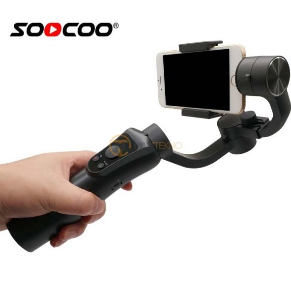 Soocoo PS3 Üç Eksenli Akıllı Telefon Gimbalı