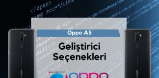 Oppo A5 Geliştirici Seçenekleri