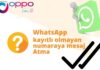 WhatsApp kayıtlı olmayan numaraya mesaj Atma