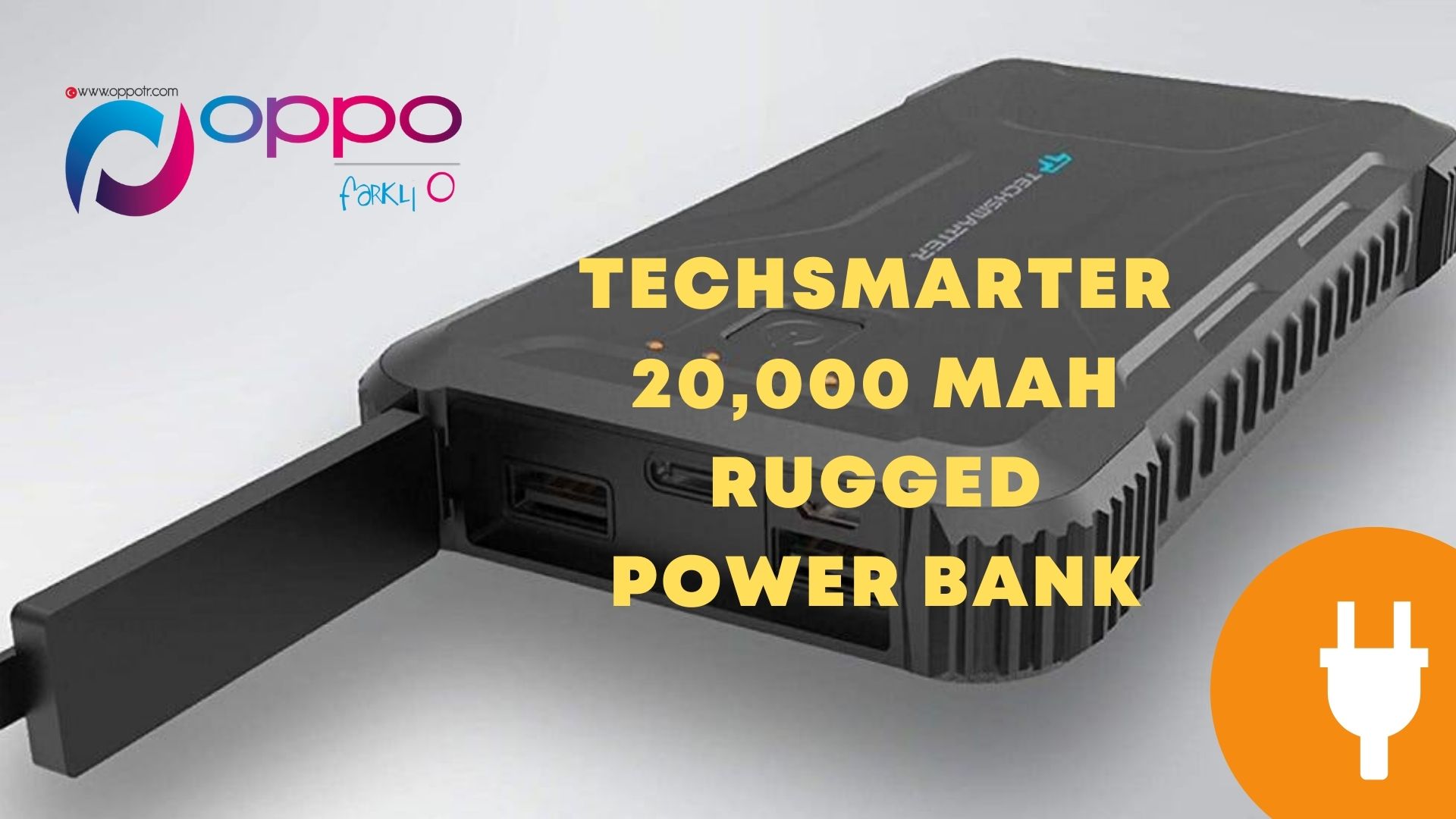 En İyi Taşınabilir Şarj Cihazı: Techsmarter 20.000 mAh Dayanıklı Güç Bankası
