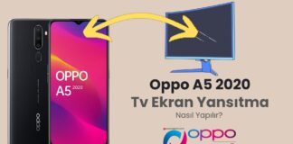 Oppo A5 2020 Tv Ekran Yansıtma