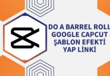 Do A Barrel Roll Google CapCut Şablon Efekti Yap Linki