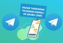 Hazar Tandoğan Telegram Kanalı ve Grubu Linki