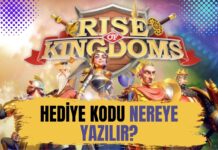 Rise of Kingdoms Hediye Kodu Nereye Yazılır?
