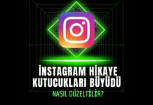 instagram hikaye kutucukları büyüdü nasıl düzeltilir?