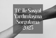 T.C. ile Sosyal Yardımlaşma Sorgulama 2023