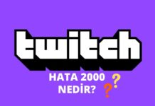 Twitch Hata 2000 Nedir?
