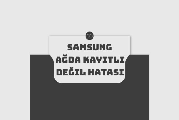 Ağda Kayıtlı Değil Hatası
