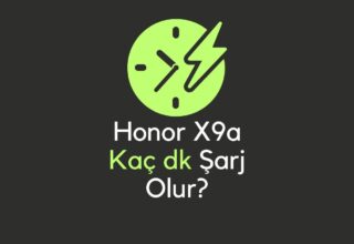 Honor X9a Kaç dk Şarj Olur?