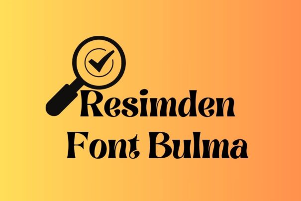 Resimden Font Bulma
