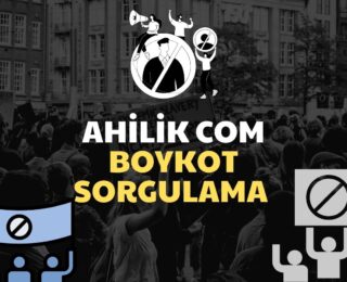 Ahilik com Boykot Sorgulama Ekranı