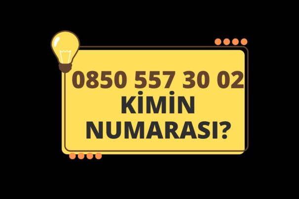 08505573002 Kimin Numarası?