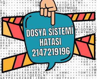 Dosya Sistemi Hatası 2147219196