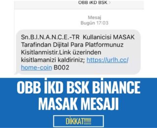 obb ikd bsk Binance Masak Mesajı Nedir?