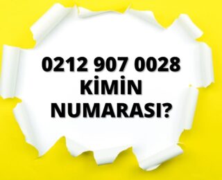 02129070028 Kimin Numarası?