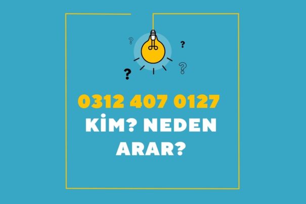 03124070127 Kimin Numarası?