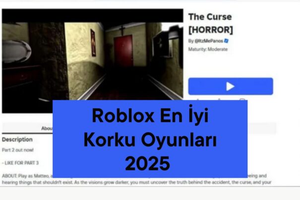 Roblox En İyi Korku Oyunları 2025