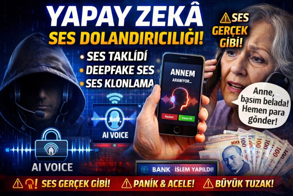 Yapay Zeka Ses Dolandiriciligi