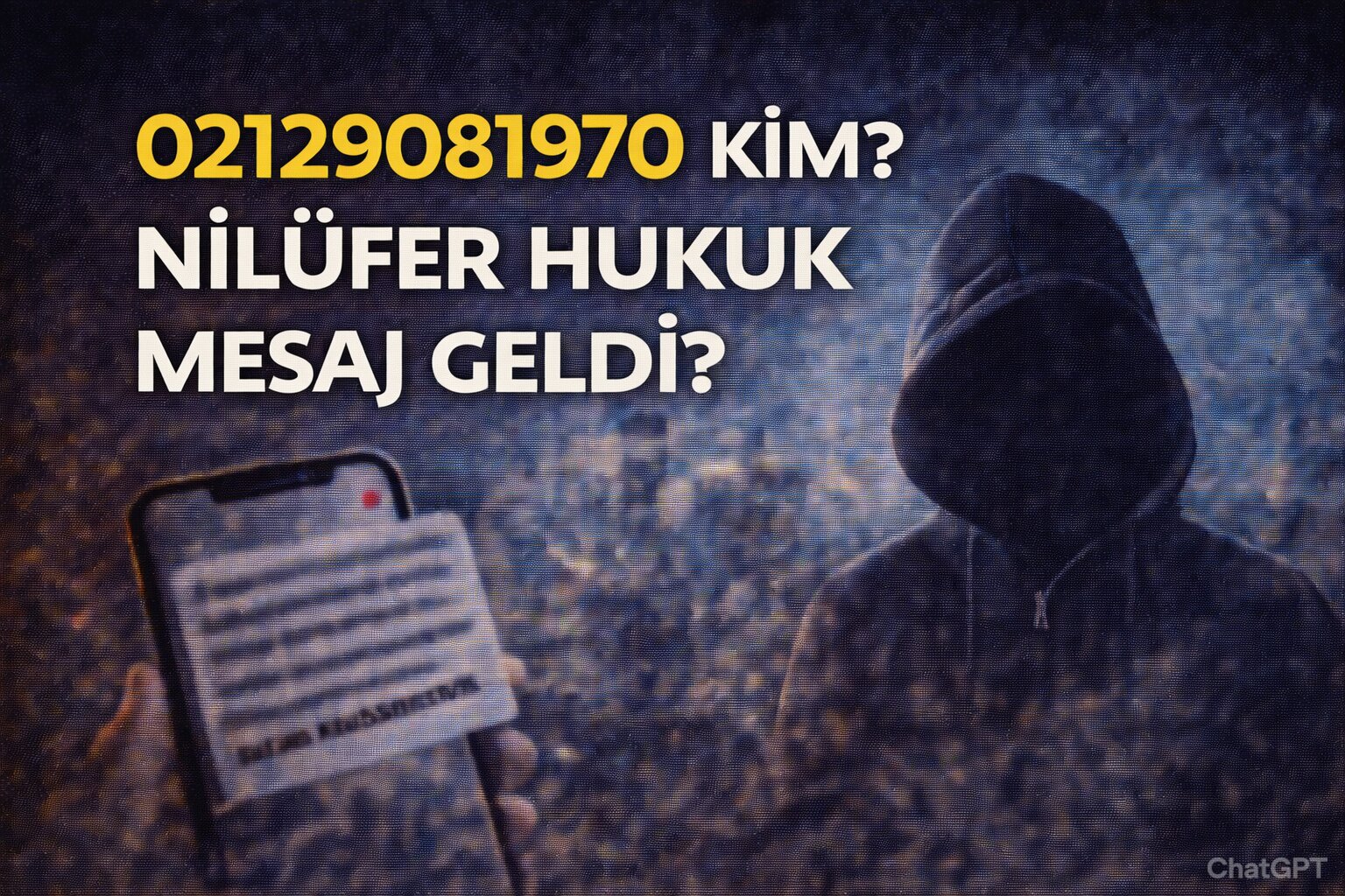 02129081970 Kim? Nilüfer Hukuk Mesaj Geldi