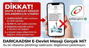 DARICAADSM E-Devlet Mesajı Gerçek Mi?