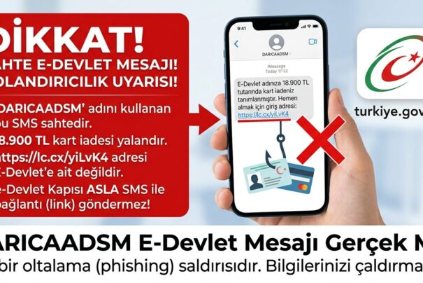 DARICAADSM E-Devlet Mesajı Gerçek Mi?
