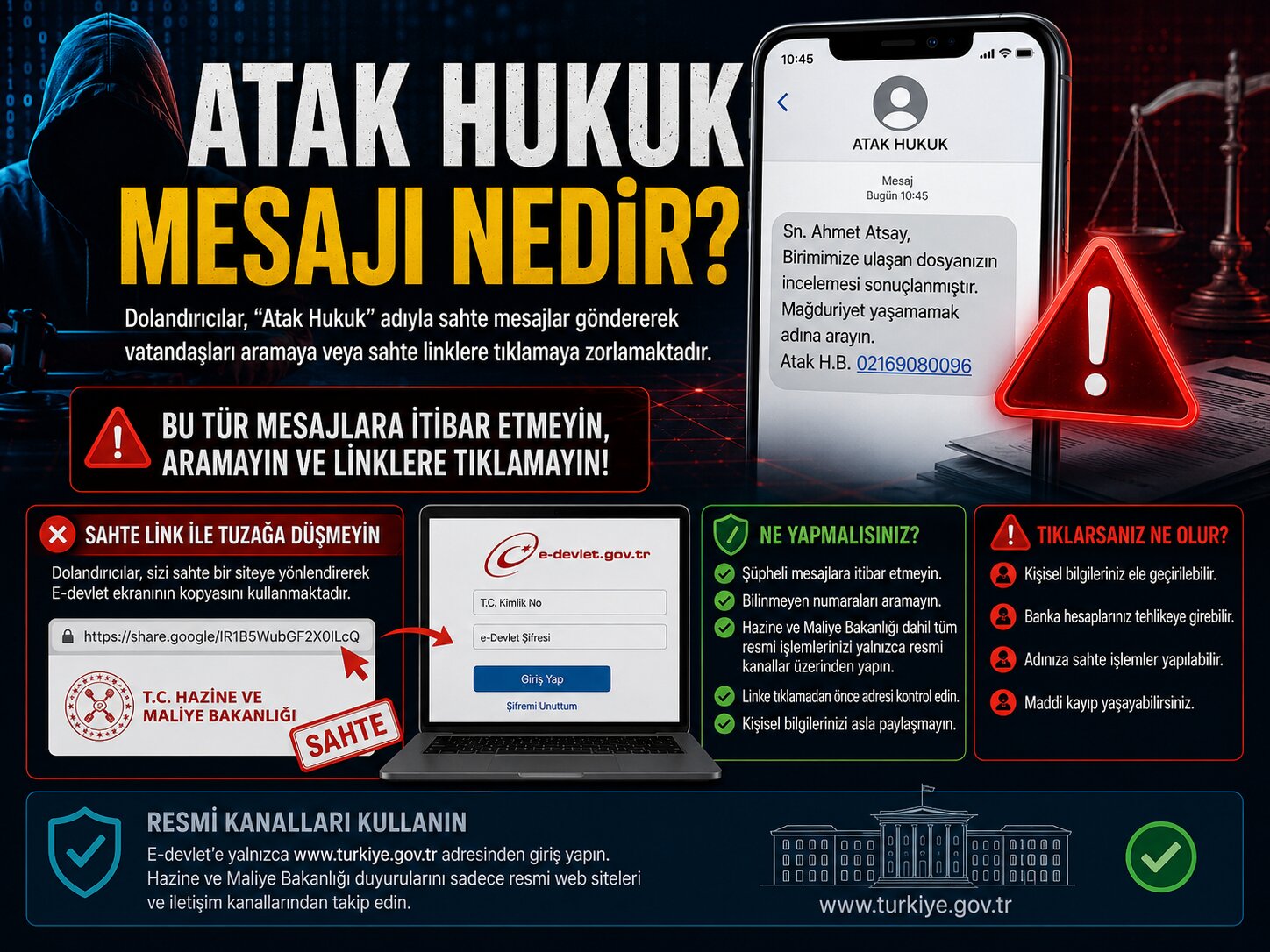 Atak Hukuk Mesajı Gerçek Mi