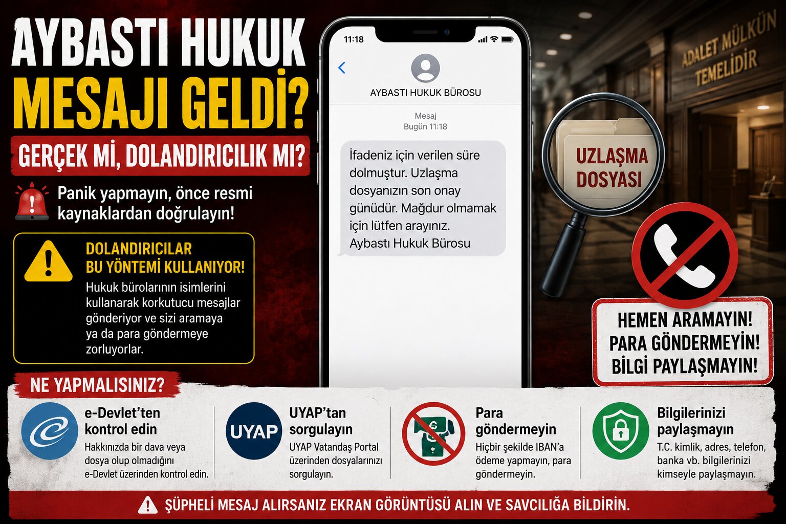 Aybastı Hukuk Mesajı Gerçek Mi