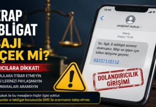 Akserap E Tebligat Mesajı Gerçek Mi?
